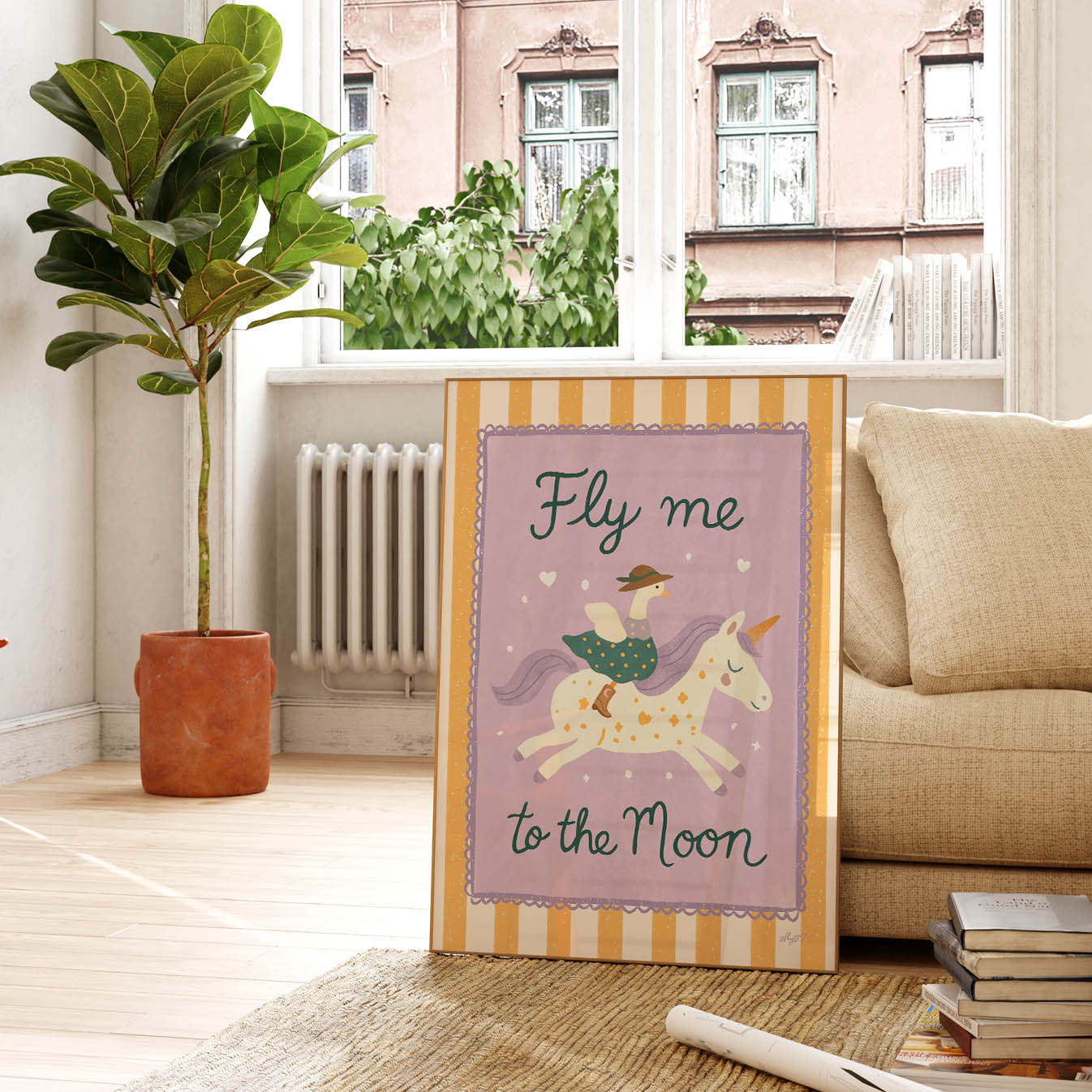Fly Me to the Moon Poster