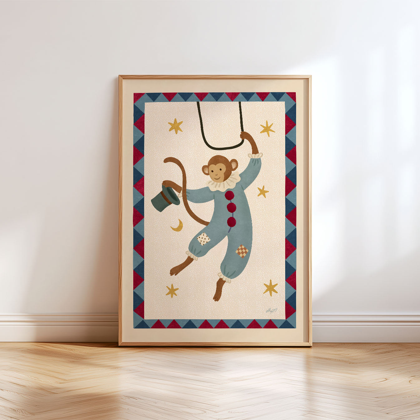 Zirkusaffenplakat