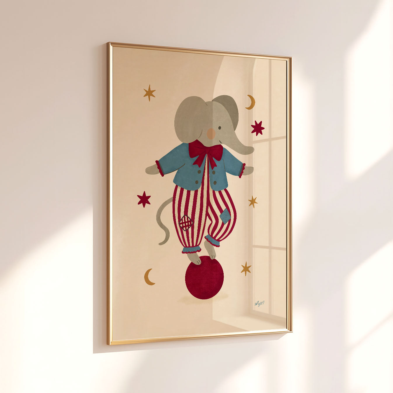 Zirkus-Elefanten-Poster