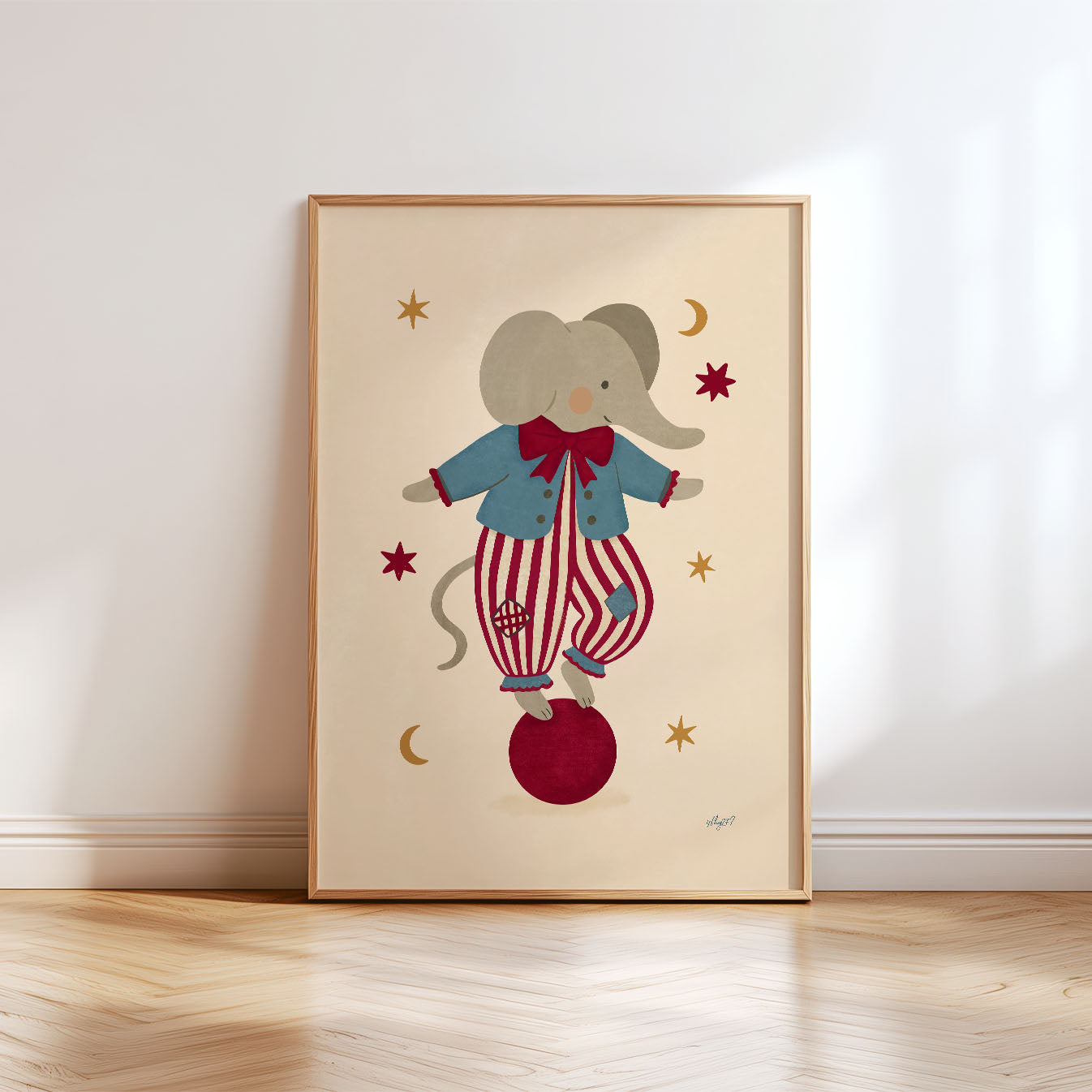 Zirkus-Elefanten-Poster