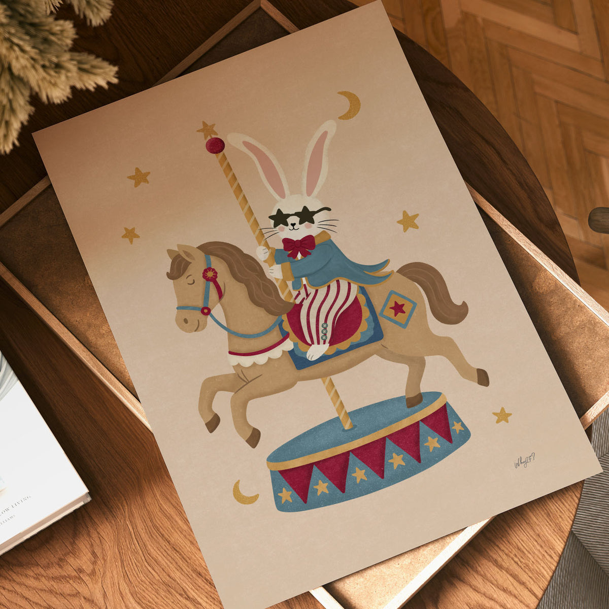 Kaninchen-Karussell Poster