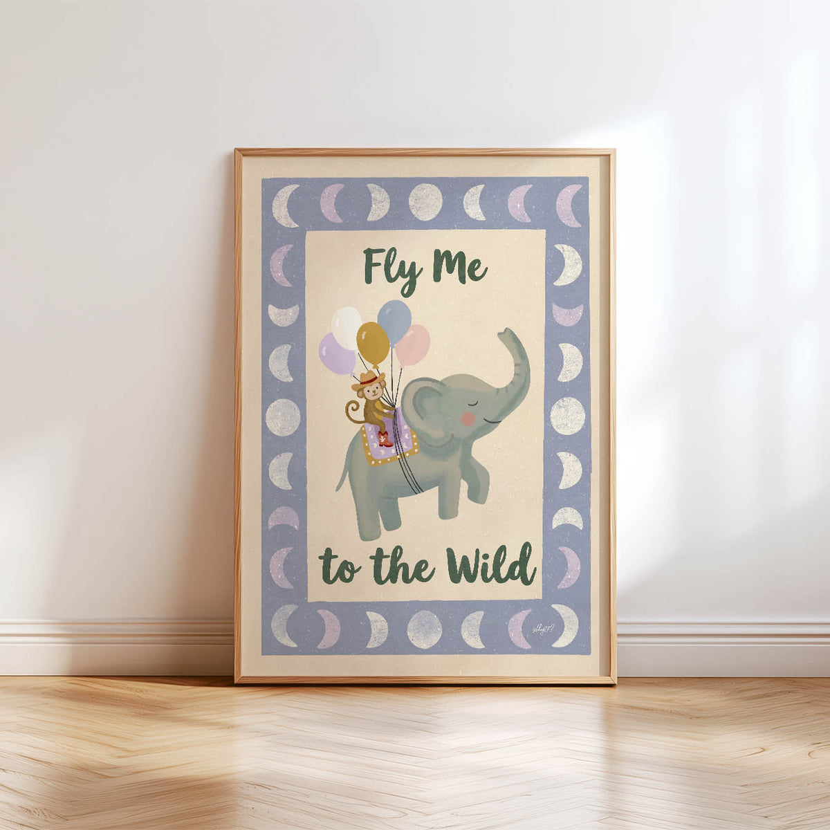 Fly Me To The Wild Elephant Poster