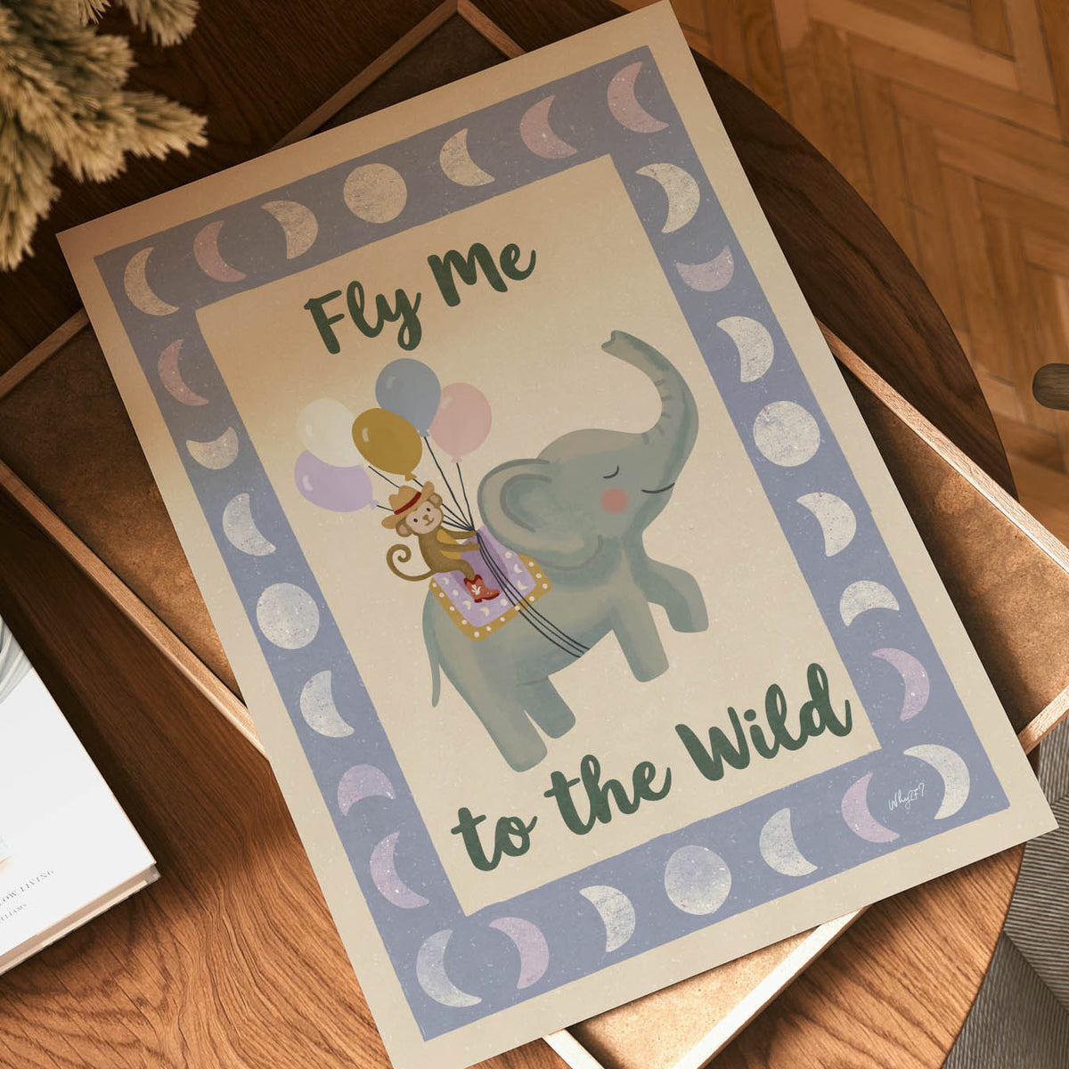 Fly Me To The Wild Elephant Poster