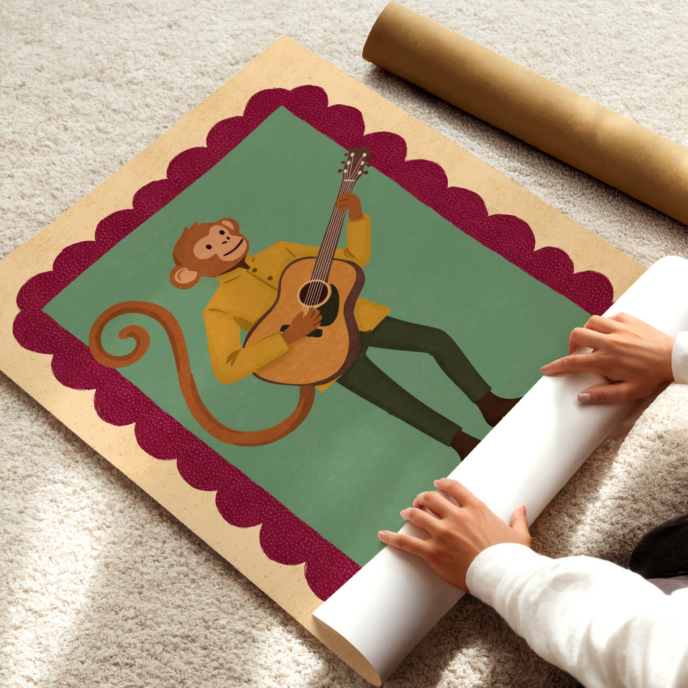 Melody Monkey Poster