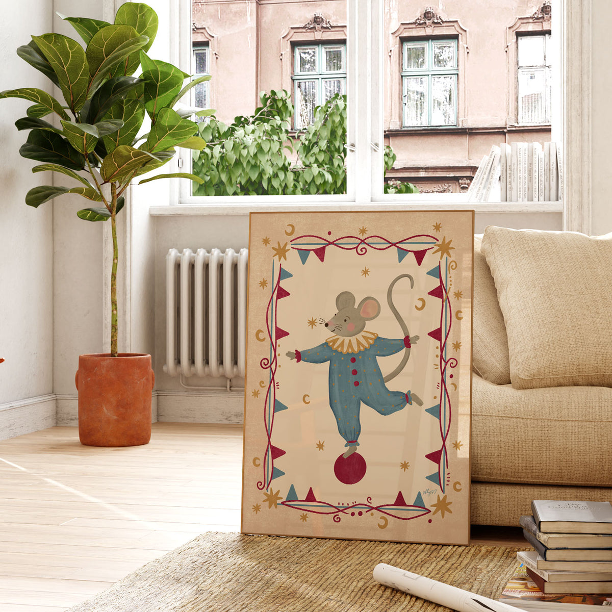 Circus Mouse Poster