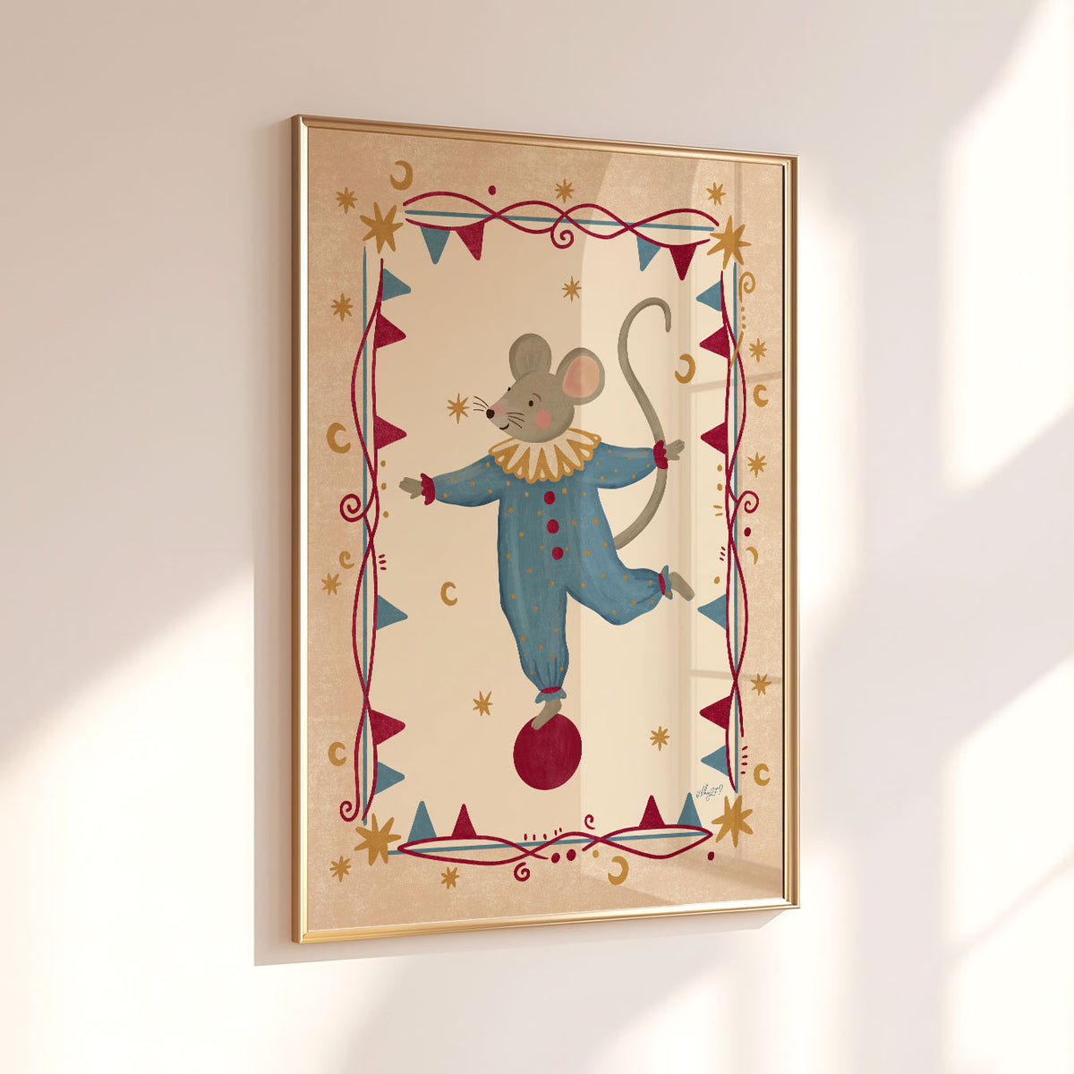Circus Mouse Poster