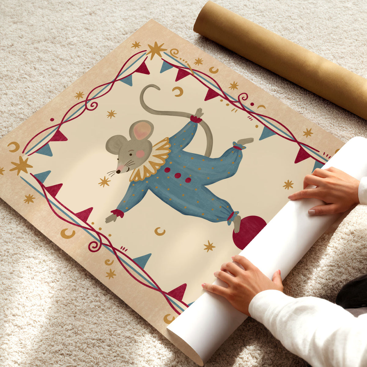 Circus Mouse Poster
