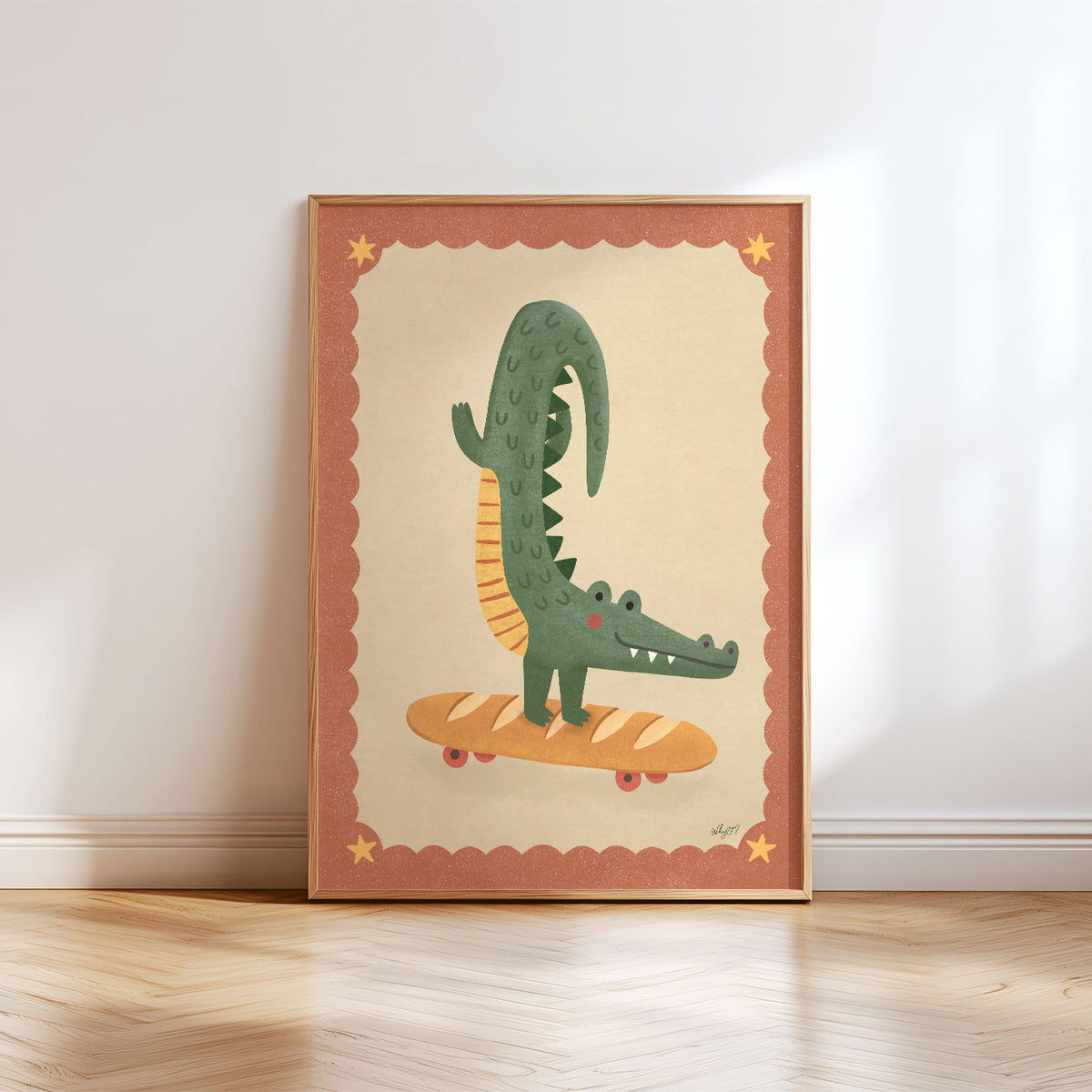 Baker Crocodile Poster