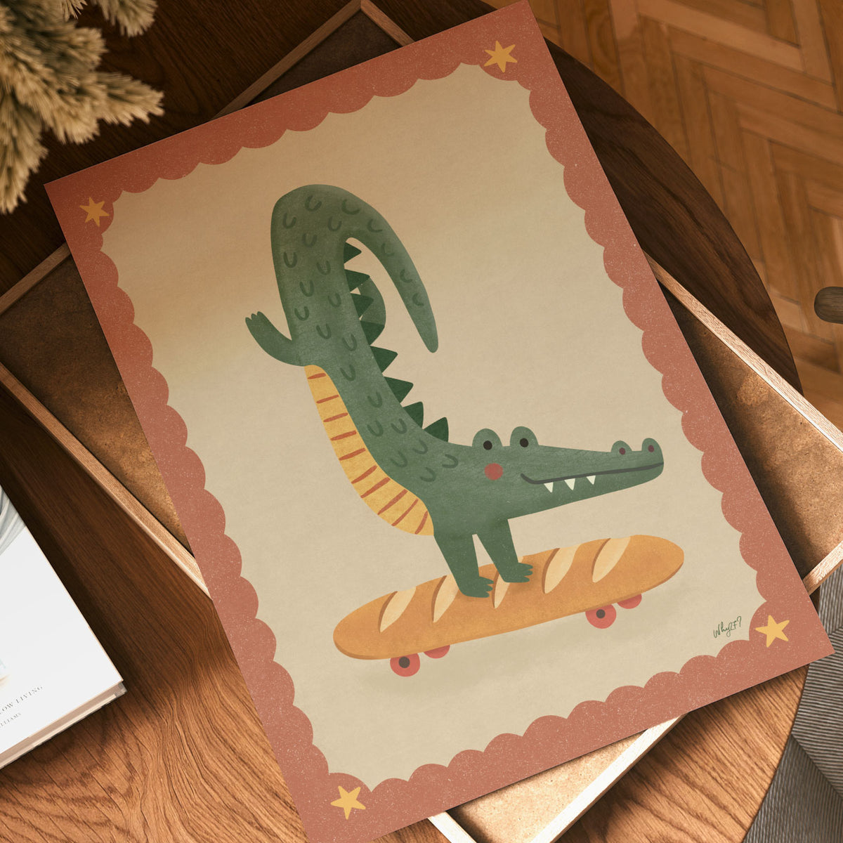 Baker Crocodile Poster