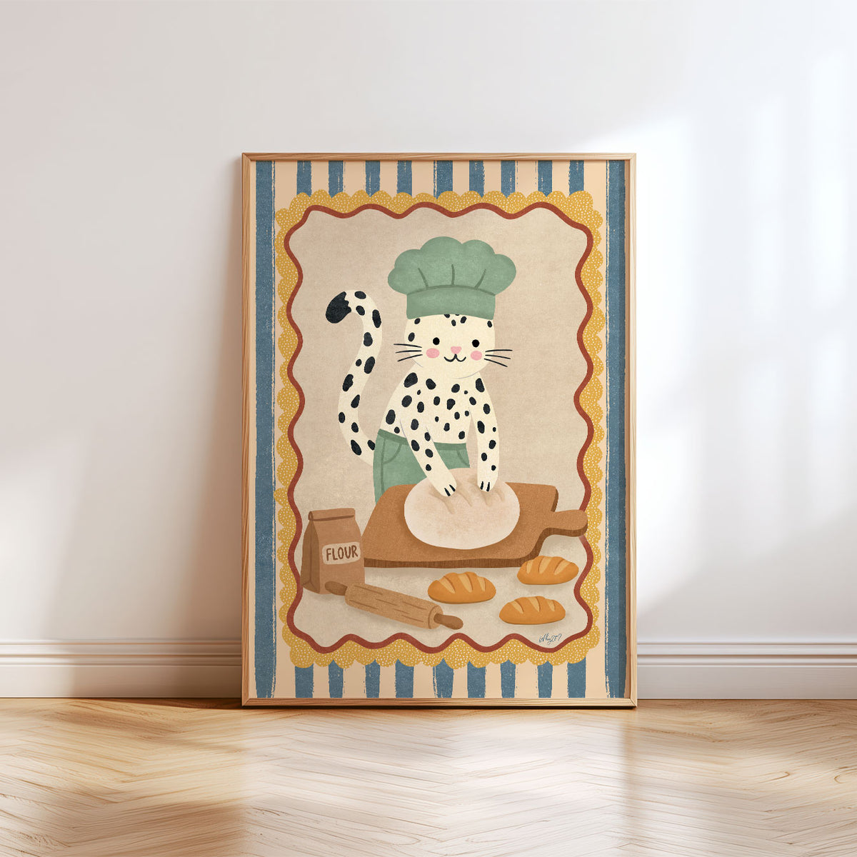 Baker Cat Poster