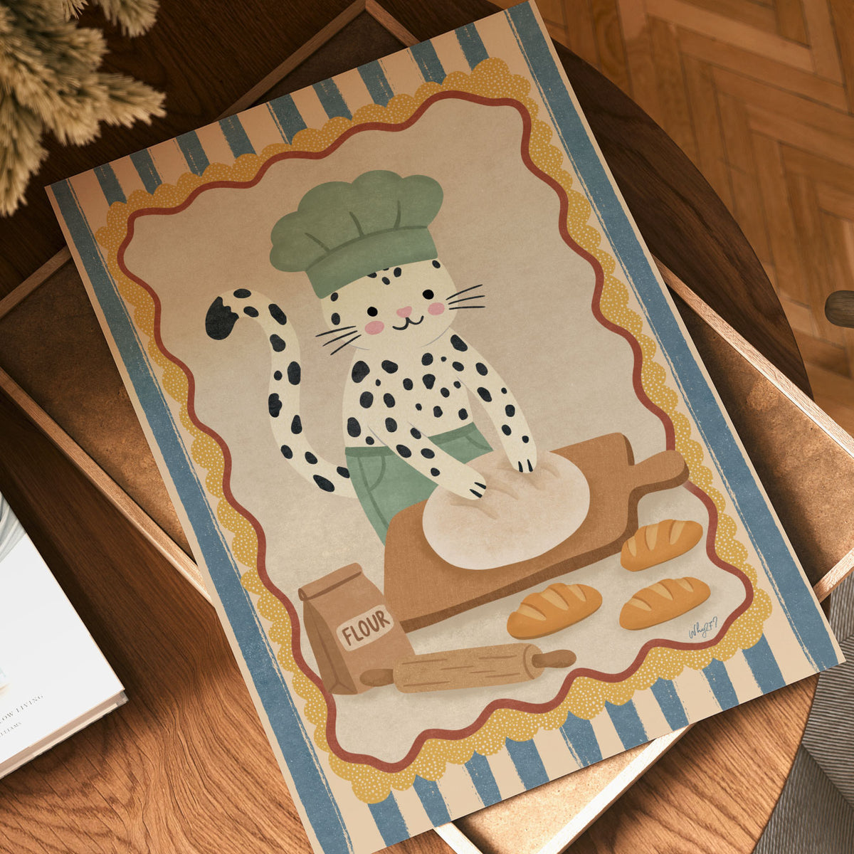 Baker Cat Poster