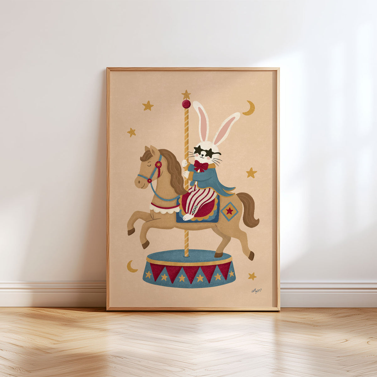 Circus Rabbit Poster