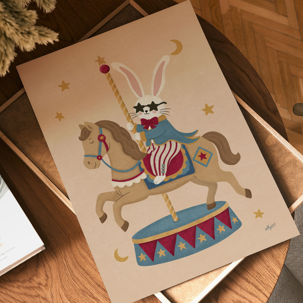 Circus Rabbit Poster