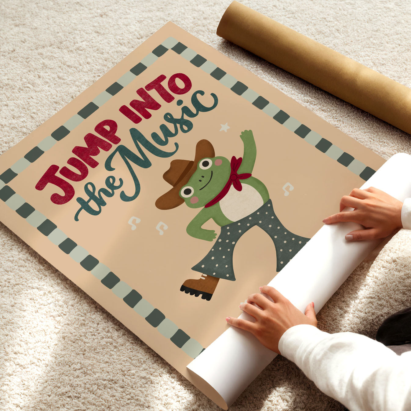 Jump Into The Music Poster