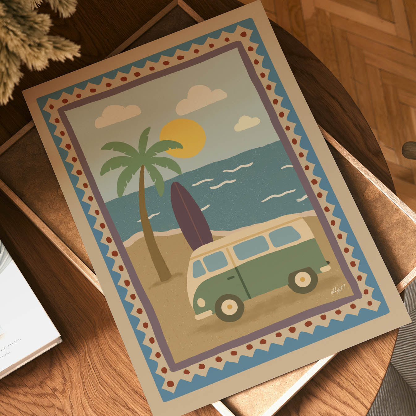 Surfbus-Plakat