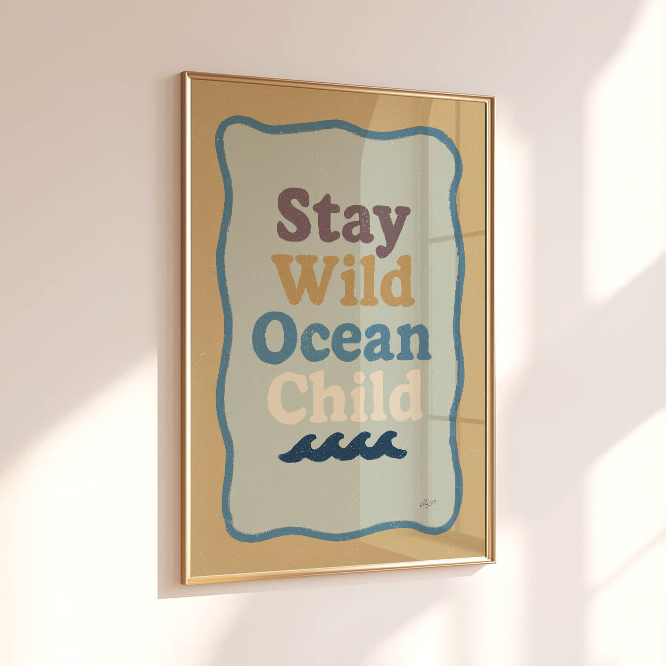 Stay Wild Ocean Child Poster