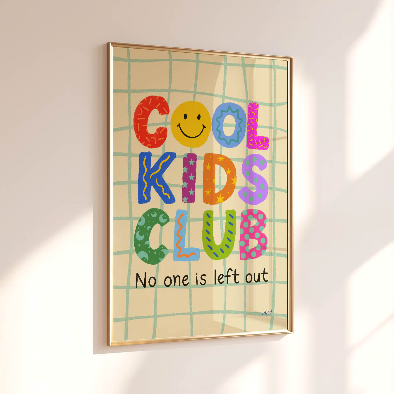 Cool Kids Club Poster