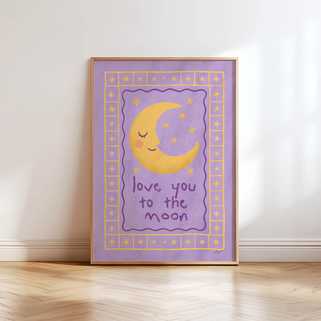 Love You to the Moon Poster