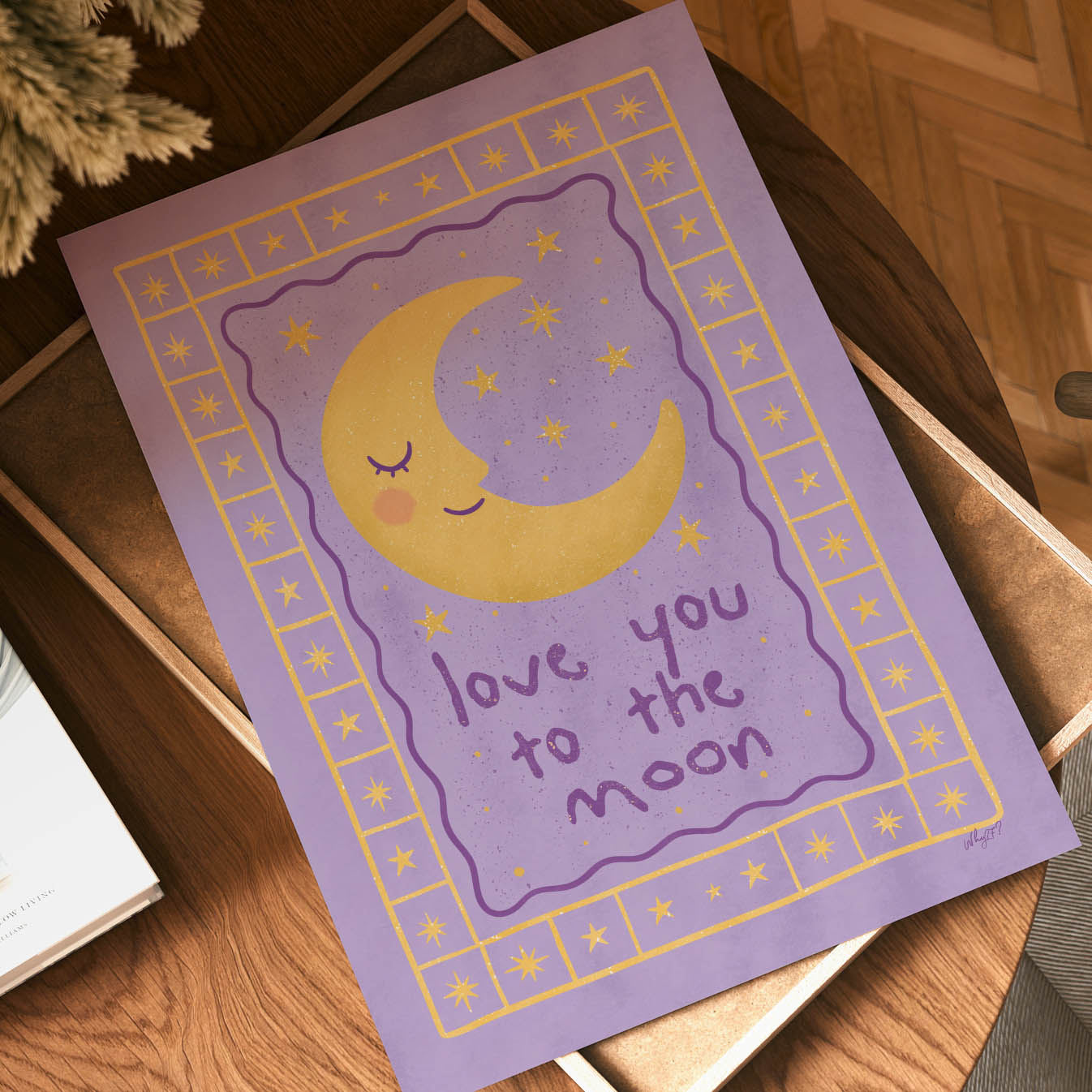 Love You to the Moon Poster