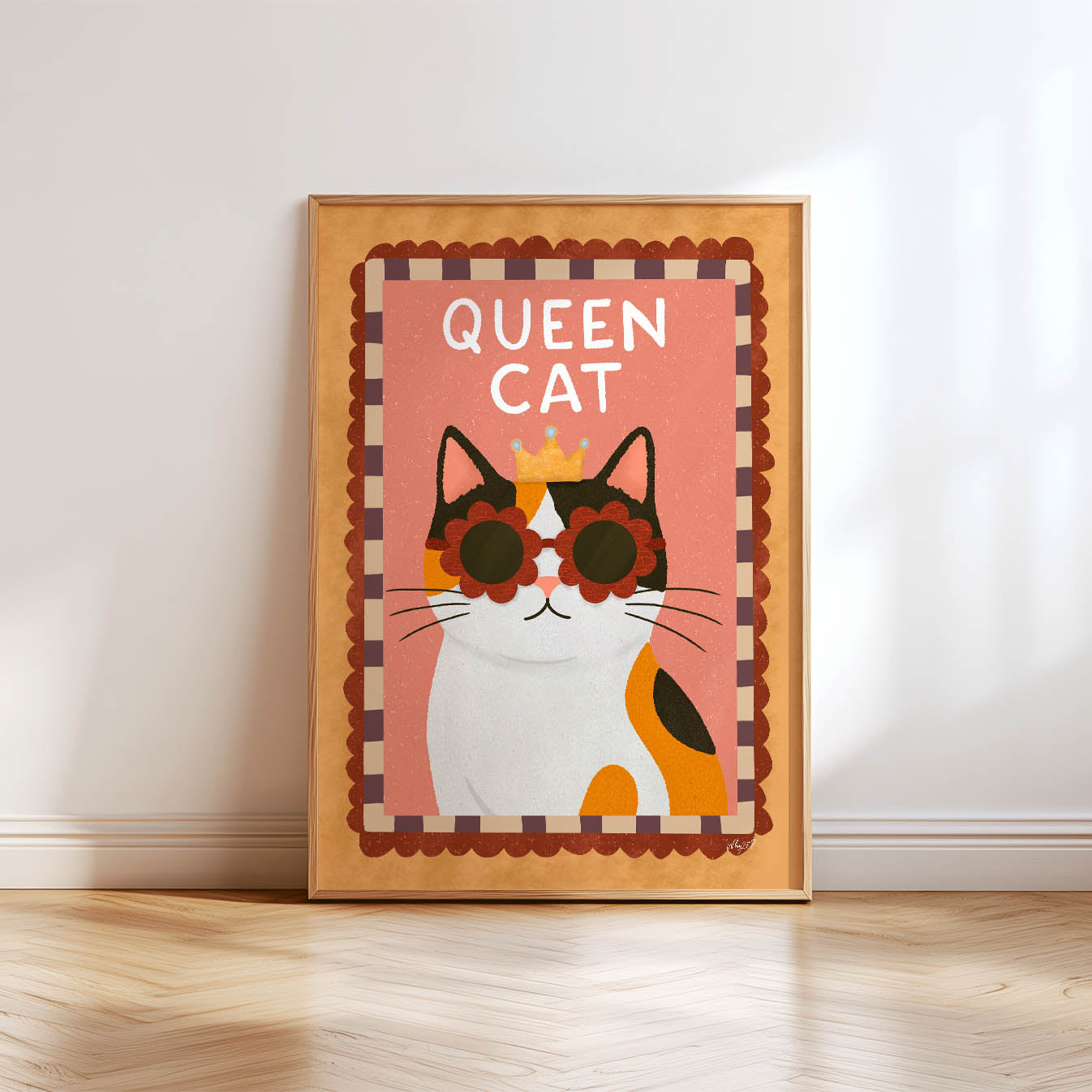 Königin Katze Poster