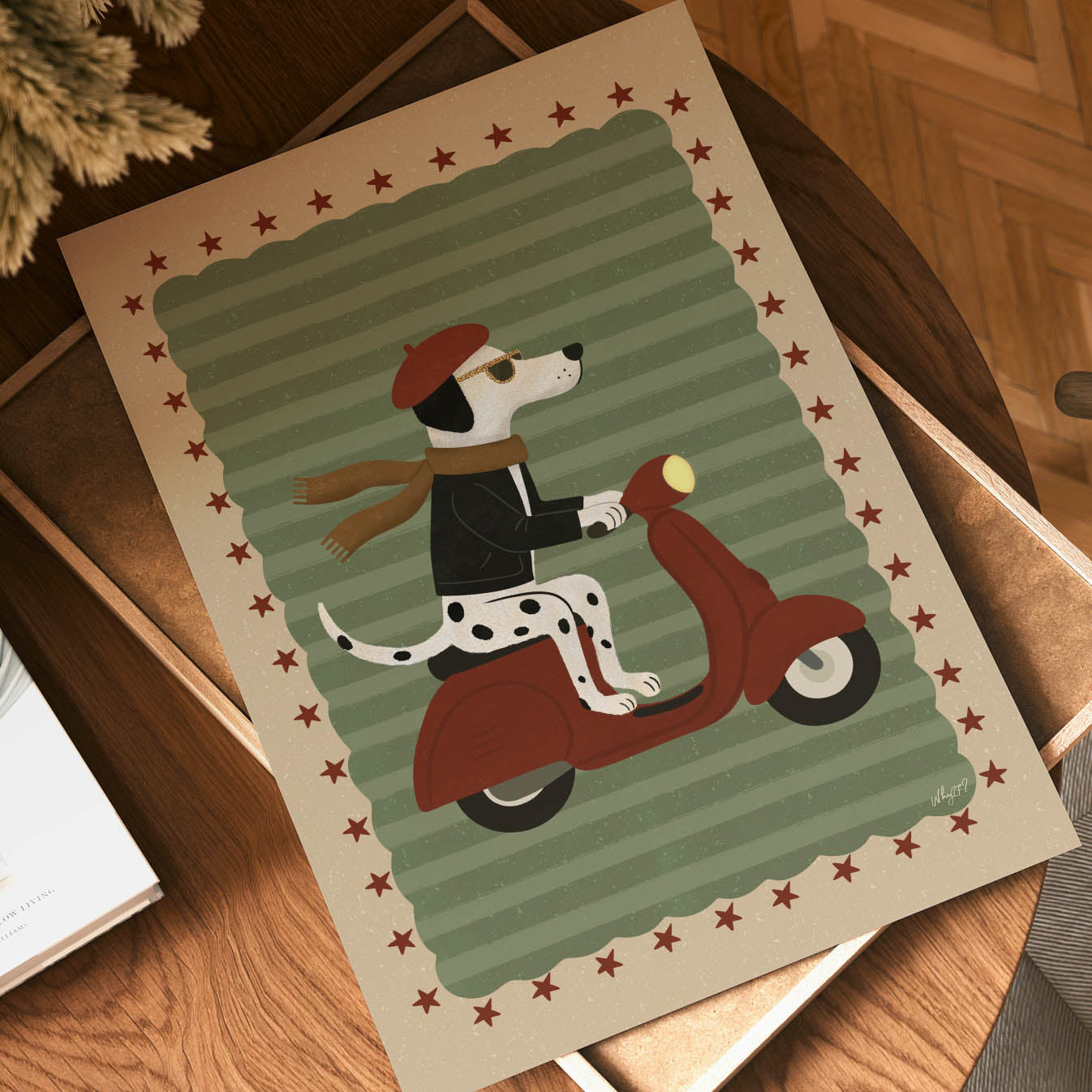 Pariser Welpen-Poster