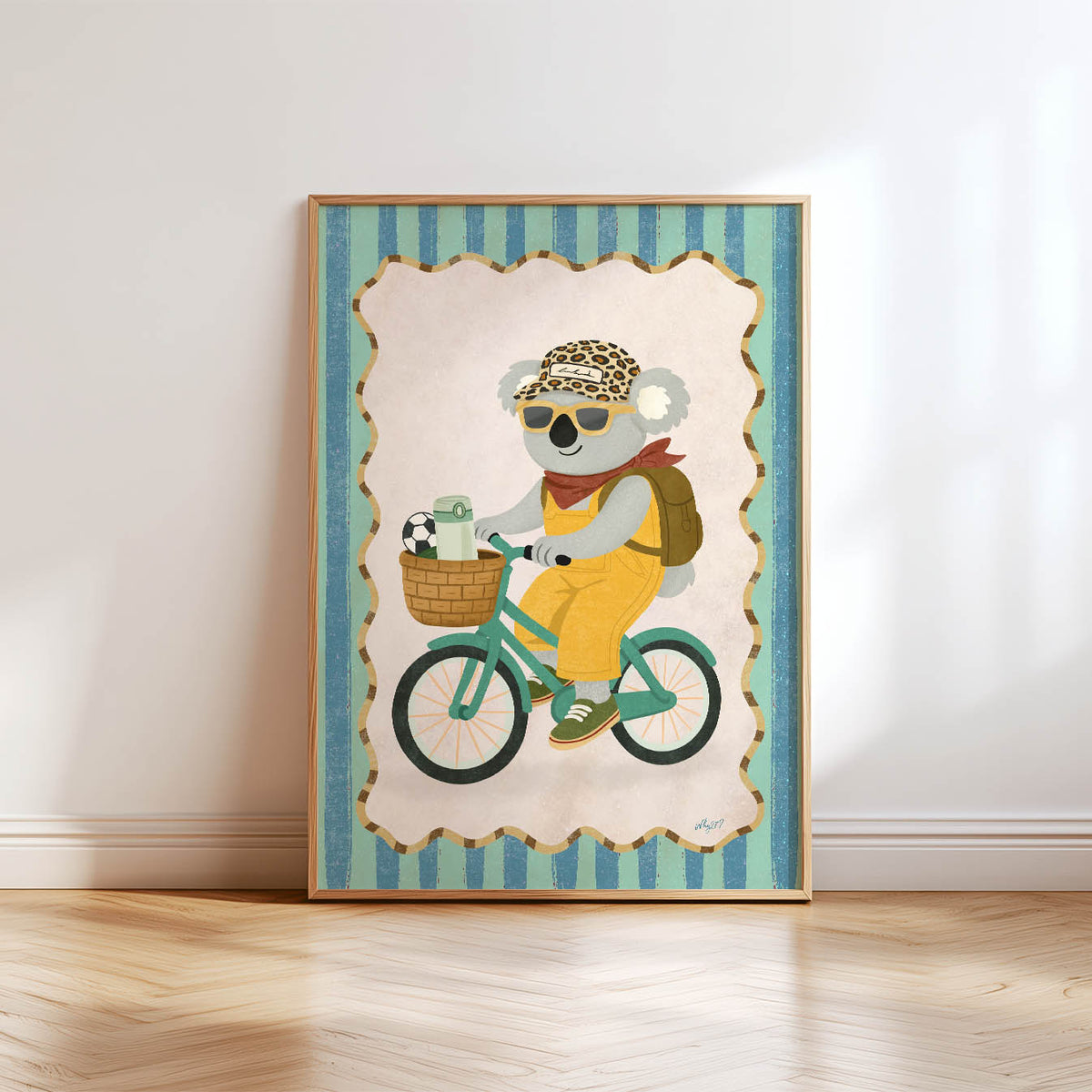 Koala Fahrrad Poster