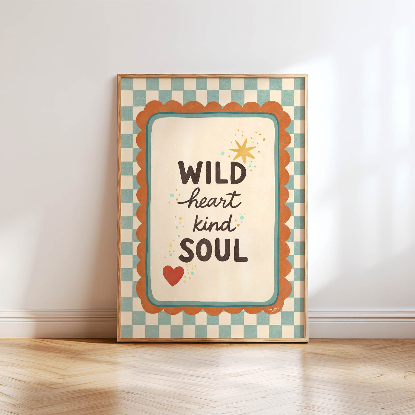 Wildes Herz, liebevolle Seele Poster
