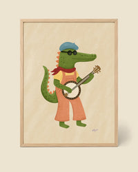 Póster de Cocodrilo Molón con Banjo