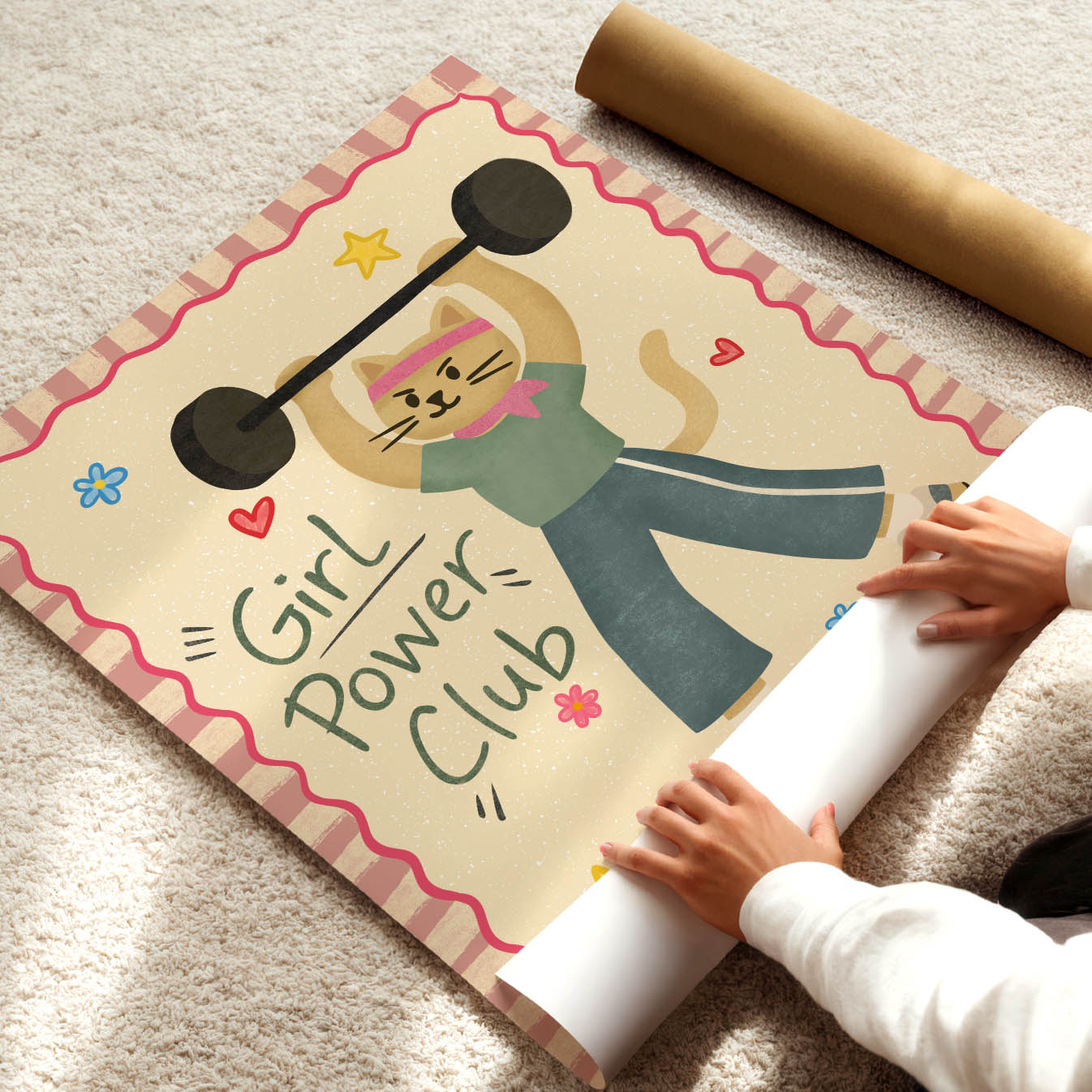 Girl Power Club Poster