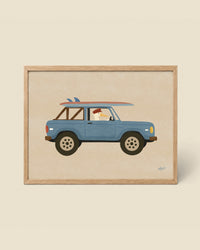 Surftruck Poster Sand