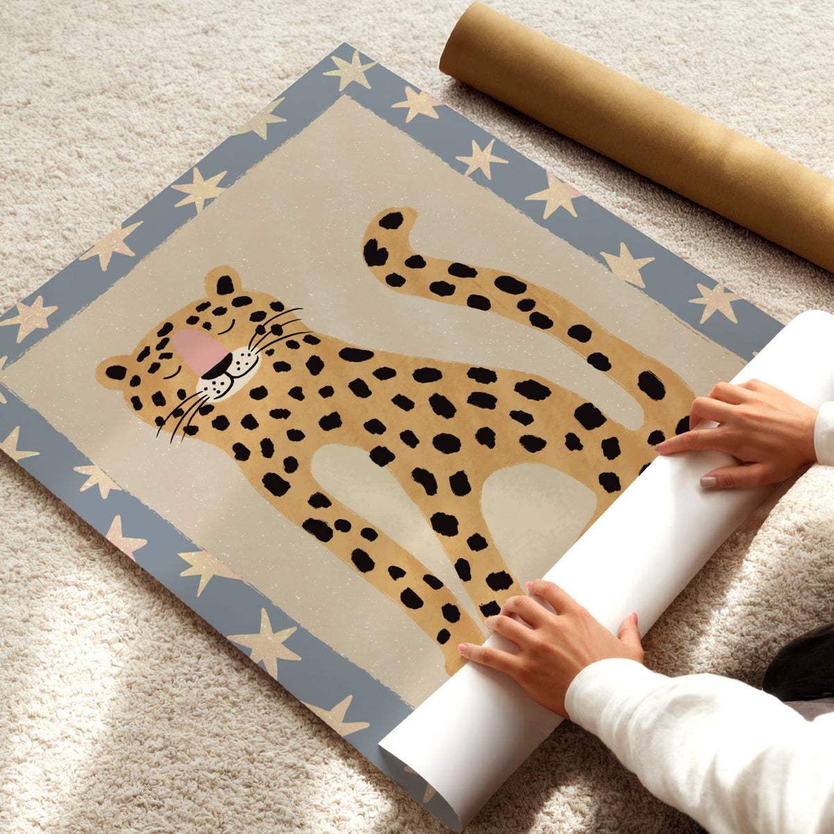Wild Star Leopard Stars Poster