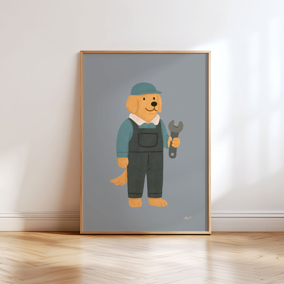 Work Dog Poster