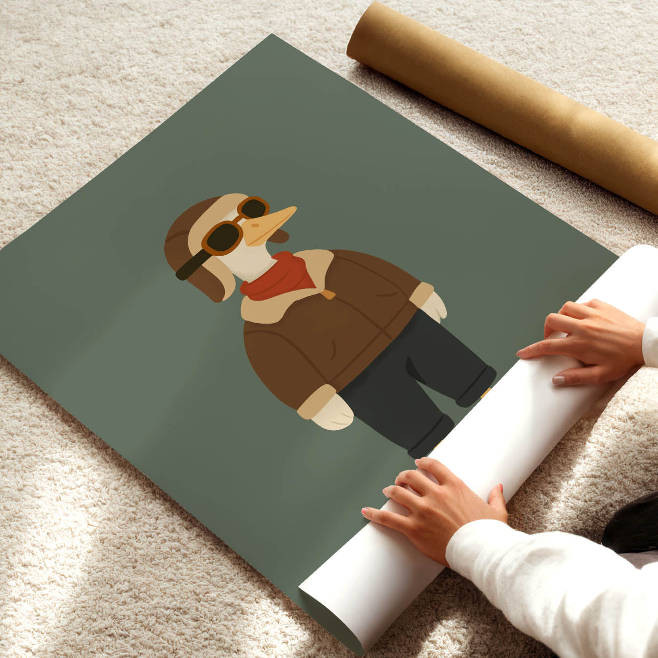 Kapitän Gans Poster