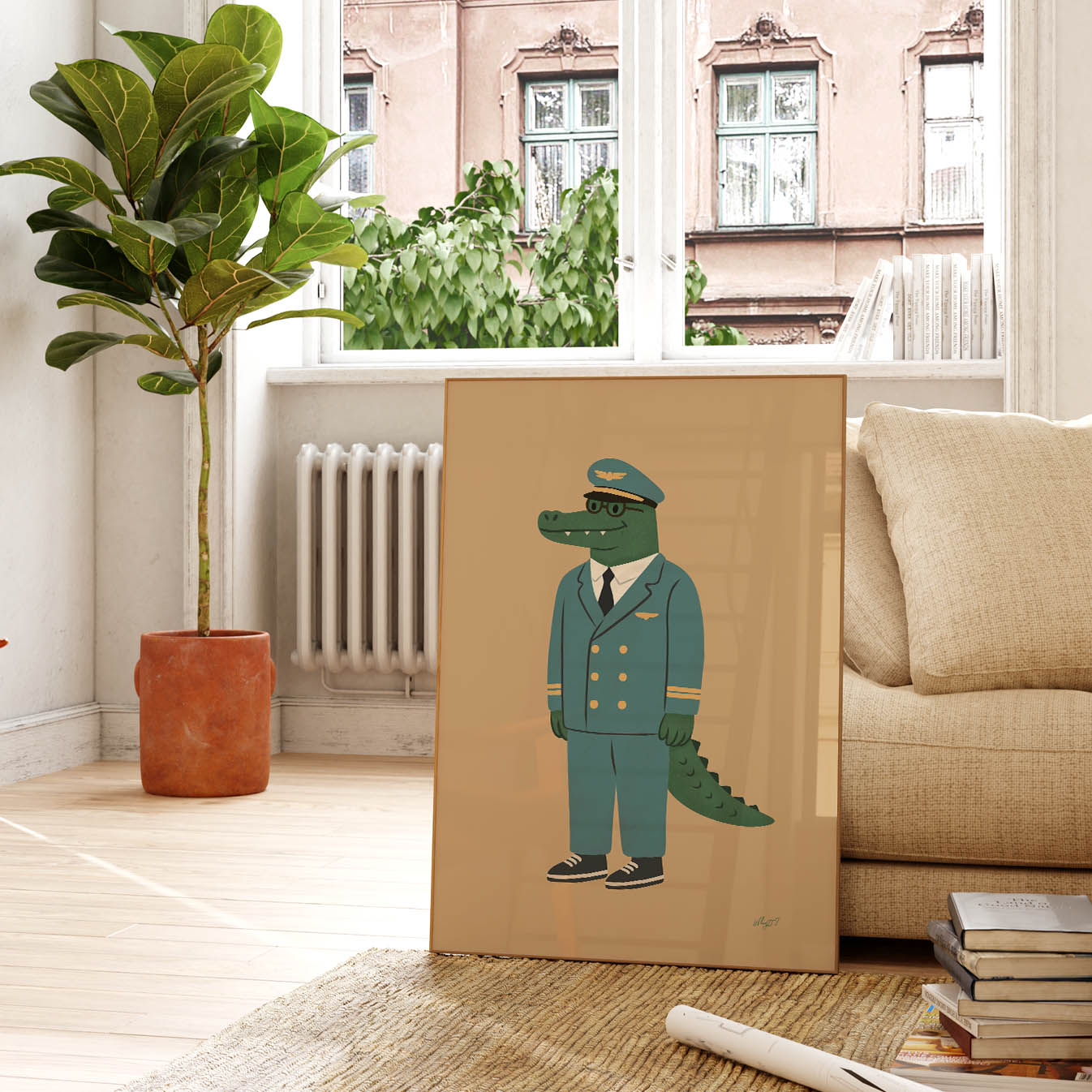 Captain Croc Poster