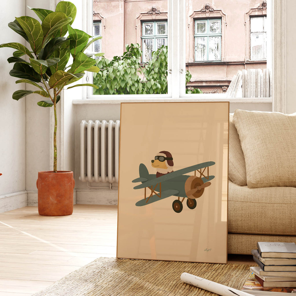 Kleiner Flieger Poster