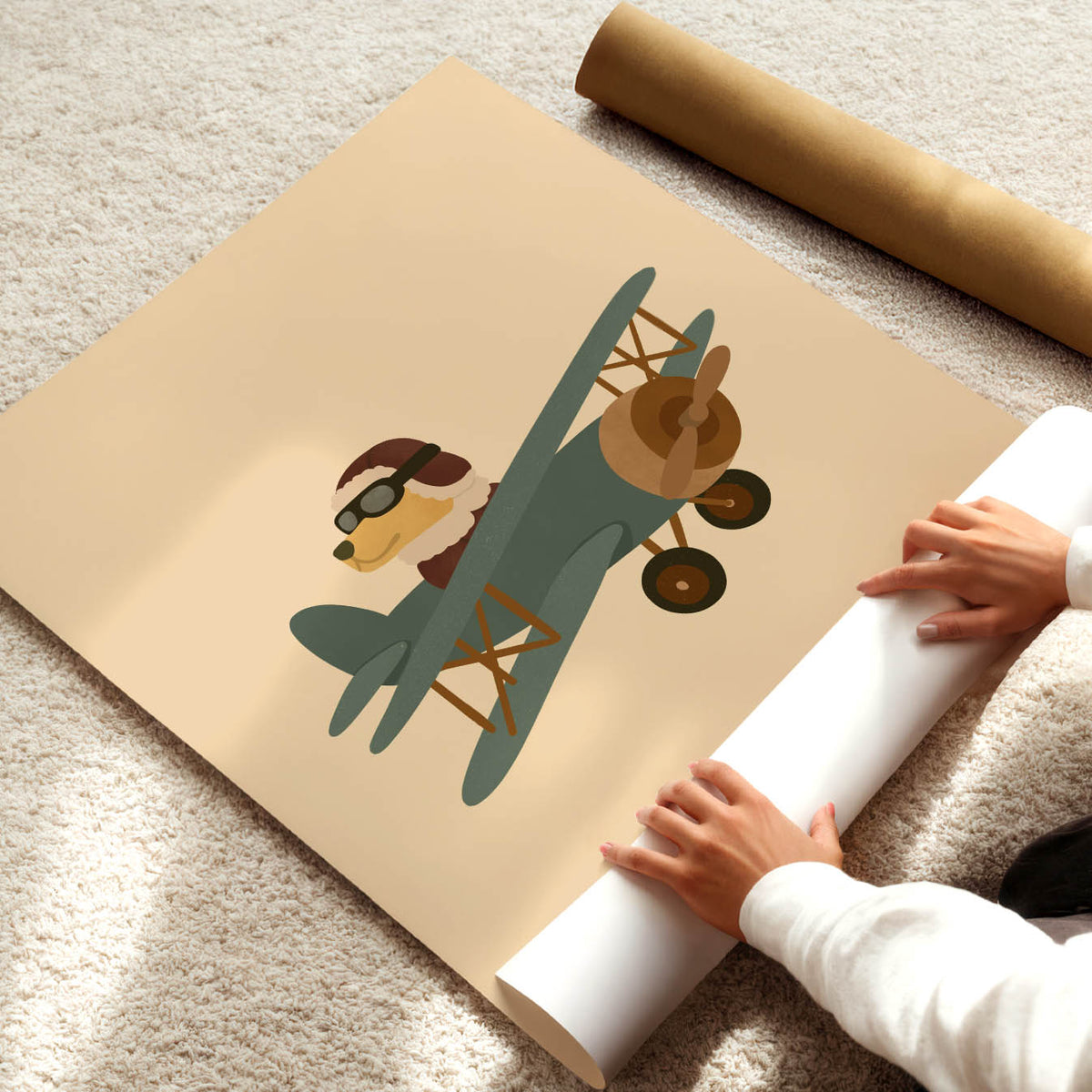 Kleiner Flieger Poster