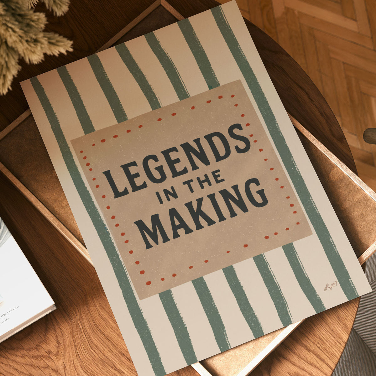 Legends In The Making Stripes Poster
