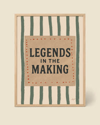 Legends In The Making Stripes Poster