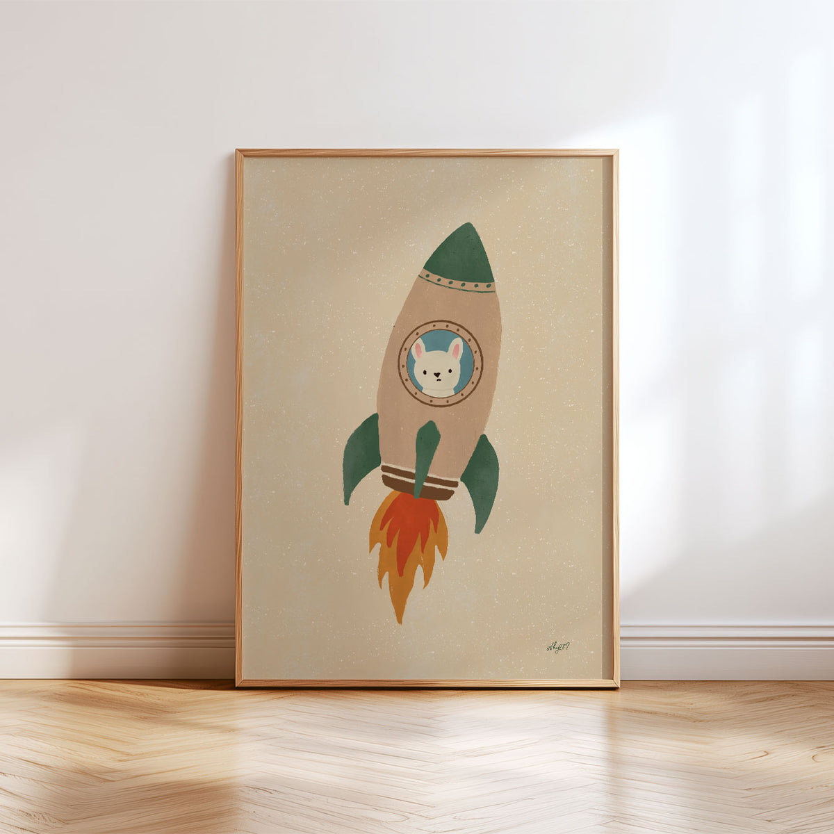 Bear Rocket Poster
