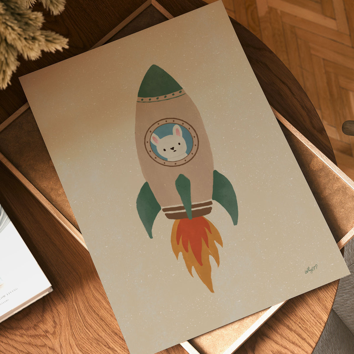 Bear Rocket Poster