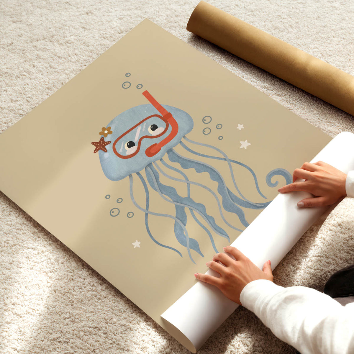 Snorkel Jelly Poster