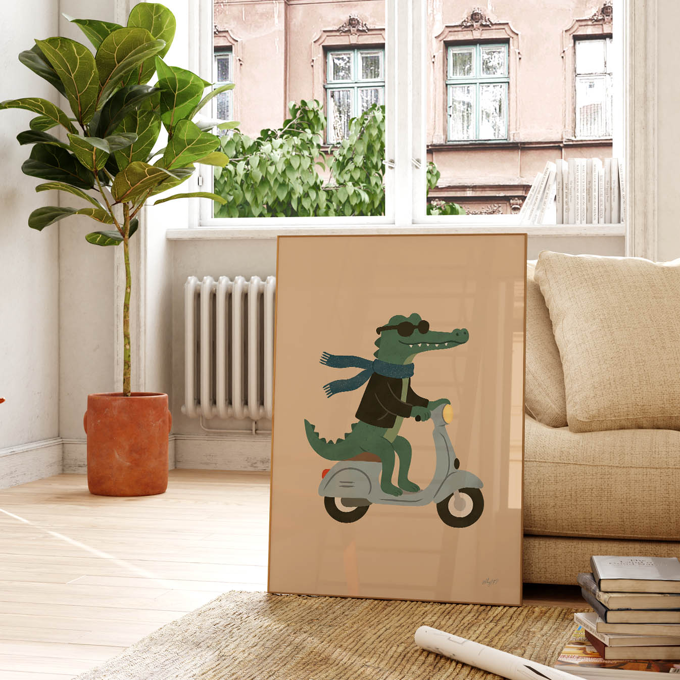 Cool Croc Cruiser Poster
