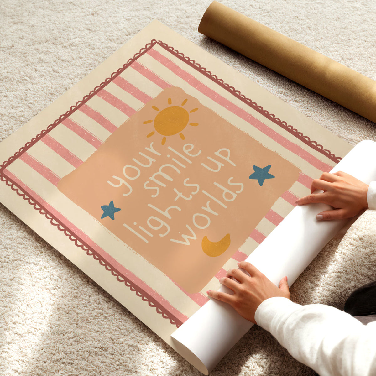 Smile Up Poster
